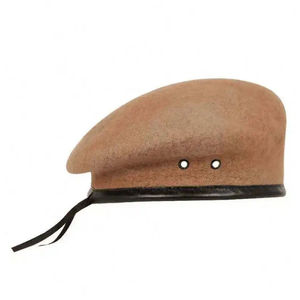 Chapeau béret en feutre de laine tactique personnalisé, bonnet d'hiver, béret tactique de haute qualité 100% laine et coton - Product Image 6