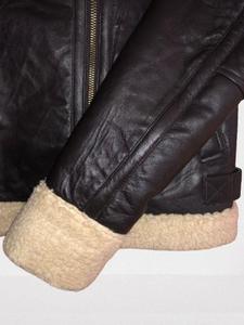 BLOUSON EN CUIR EN FOURRURE CLASSIQUE CHAMP KING - Product Image 5