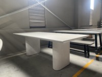 New Style Umwelt Weiß beton Esstisch Beton Design Möbel Lieferanten von vietnam ischen Fabrik