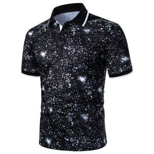 Polos de sublimación de moda transpirables de secado rápido antiarrugas sostenible última llegada material suave polos de hombre - Product Image 1