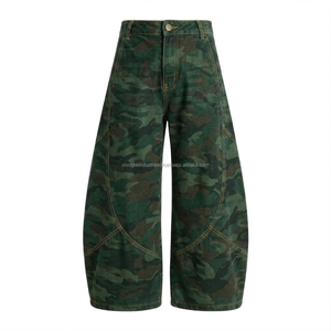 <b>14oz</b> <b>Selvedge</b> <b>Denim</b> Jeans Wholesale Custom 100% Cotton <b>Raw</b> Jeans Men Sustainable Eco Friendly <b>Denim</b> Factory Stretch Camo Jeans - Product Image 2