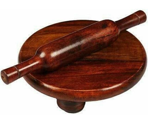Rodillo y Tabla de Madera de Diseño Único, Chakla Belan Redonda de Tamaño Personalizado para Utensilios de Cocina y Uso Comercial - Product Image 5