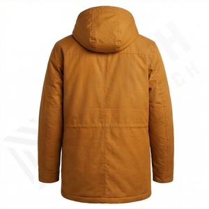 Veste parka en duvet imperméable pour homme, style tendance, épaisse, pour l'hiver, rembourrage en coton, réversible, vêtements d'extérieur, vente en gros, vêtements thermiques - Product Image 2