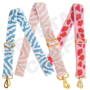 Correas de bolsa de cuentas de semillas ajustables para Game Day, accesorios de moda con forma personalizada y correa de monedero con cuentas de diseño - Product Image 6