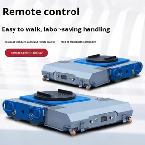 Zware-duty ijzeren stalen & kunststof elektrische vrachtwagen met afstandsbediening, 4x4 aandrijving, hoge capaciteit, universele wielen voor goederenvervoer - Product Image 3