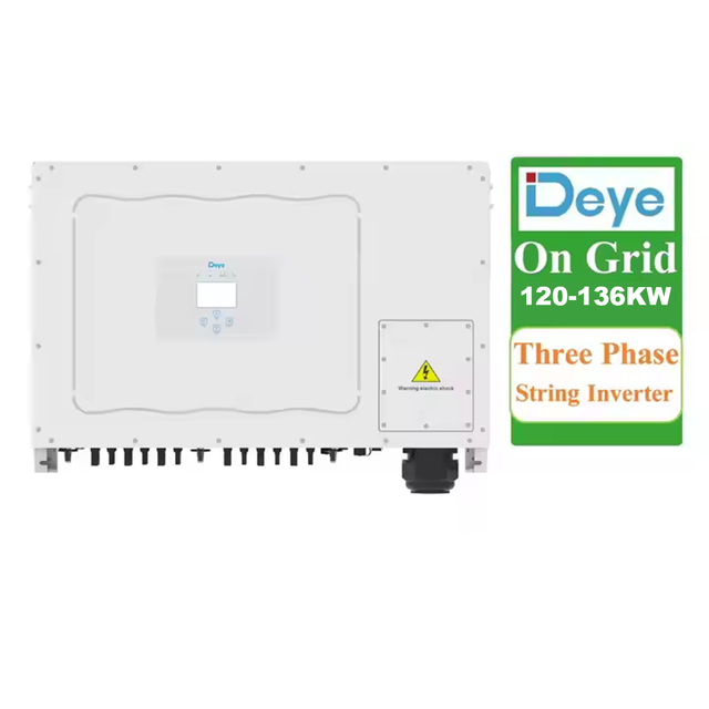 Deye on Grid High Quality Solar String Inverter Control 3 Phase 80kw 90kw 100kw 110kw 120KW 125KW 130KW 135KW Inverter