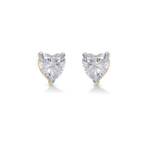 18K Gold <b>Diamond</b> Stud <b>Earrings</b> for Women-Trendy <b>Pearl</b> & Moissanite Jewelry for Engagement Wedding Anniversary Party - Product Image 2