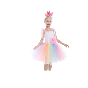 Costume da principessa unicorno sirena per abito da ragazza #08823-5 - Product Image 1