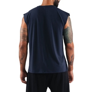 Camiseta sin mangas de corte holgado, novedad, lisa, para verano, ropa deportiva, estilo vintage, unisex, de color sólido, de secado rápido, con cuello redondo. - Product Image 6