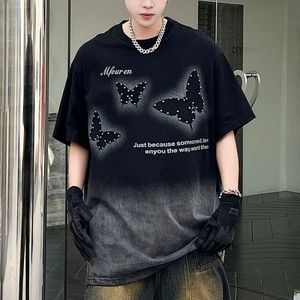 Camiseta personalizada de algodón de alta calidad para hombres, camiseta de gran tamaño de peso pesado en blanco, Camisetas estampadas para hombres - Product Image 4