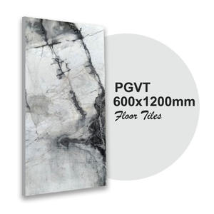 Baldosa de porcelana de alta calidad 600x1200mm Tamaños personalizados 60x120cm Baldosa de cerámica Baldosa de porcelana para uso residencial - Product Image 2