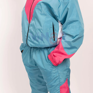 ชุดวอร์มผู้หญิง/ผู้ชาย คุณภาพสูง พิมพ์ลาย ไนลอน มีฮู้ด ป้องกันลม ระบายอากาศได้ดี ชุดเซ็ต 2 ชิ้น สำหรับฤดูใบไม้ร่วง - Product Image 3