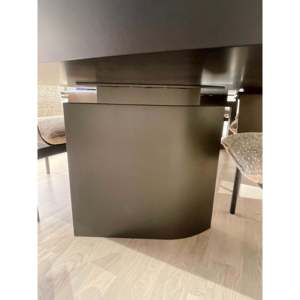 Ford Dining <b>Table</b> Verde Alpine Model Elegant Square Design Elegant Marble Solid Assembled Extendable for Home Bar Office Use - Product Image 4