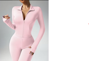 Conjunto Deportivo Casual para Mujer, Diseño Personalizado, Cintura Alta, Corte Ajustado, Dos Piezas, Secado Rápido, Spandex, Ropa Deportiva, Fitness - Product Image 5