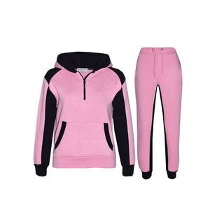 Ensemble de sweat à capuche pour femme Design personnalisé 100% coton survêtements survêtements à taux de gros pour enfants survêtement d'hiver avec col à capuche - Product Image 1