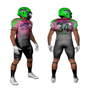 2025 Diseños Diseña tu propio logotipo Uniforme de fútbol americano Fabricación de fábrica Uniforme de fútbol americano - Product Image 2