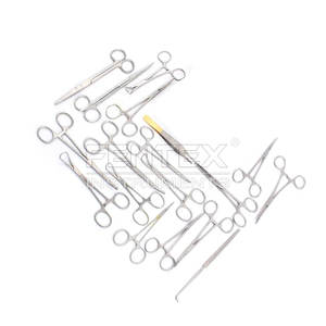 Juego de 18 Instrumentos de Cirugía Veterinaria para Animales, Herramientas Quirúrgicas Dentales de la Más Alta Calidad, Fuente Manual y Eléctrica, Empaquetado en Caja - Product Image 3