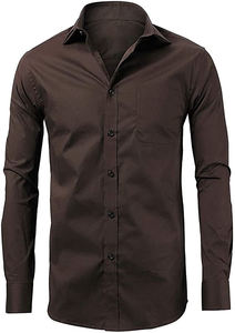 Camisa de manga larga para hombre ligera, transpirable sostenible, cómoda, camisas ligeras para hombre con color personalizado - Product Image 2