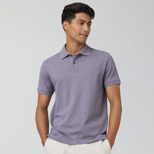 Camiseta Casual de Manga Corta para Hombre Fit2Fight, Estilo Polo con Estampado Único, Cuello Alto, Ajuste Holgado para Deportes y Actividades al Aire Libre - Product Image 1