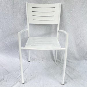 Silla de Café para Exteriores GCF099 con Reposabrazos de Hierro con Recubrimiento en Polvo, Abrigo para Mujer, Muebles de Regalo - Product Image 2