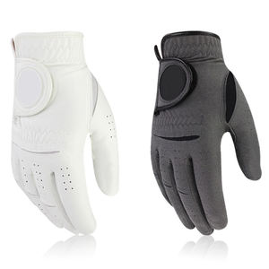 Gants de golf pour adultes avec logo personnalisé, gants de golf tactiles Pro, gants de golf pour hommes, droitiers et gauchers, en cuir de mouton Cabretta - Product Image 1