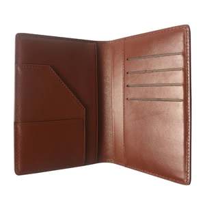 Portefeuille de passeport court en cuir véritable à la mode en gros avec RFID nouveau design taille 10cm X 14.5cm pour l'usine de voyage du Vietnam - Product Image 6