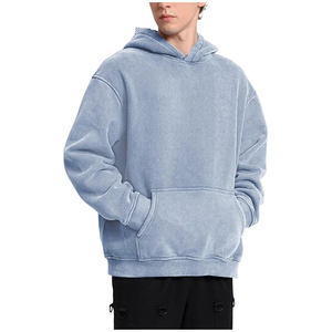 Sudadera con Capucha para Hombre, Estilo Lavado Ácido, Superventas 2026, Tela Suave y Gruesa de Primera Calidad, Informal de Invierno, Totalmente Personalizable, Estilo Retro Urbano - Product Image 1