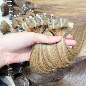 Extensiones de Cabello Natural Vietnamita con Técnica de Cinta Adhesiva (Tape-In) y Cabello Eslavo para Suministro al por Mayor - Product Image 6