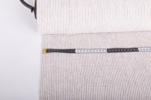 Venta al por mayor 115 ''/292cm tela a rayas de lino lavado denso Extra ancho 100% Lino puro niñas niños ropa de cama sofá hogar textil vestido - Product Image 5