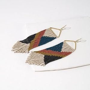 Boucle d'oreille perlée accepter personnalisation boucles d'oreilles perlées pour les femmes boucles d'oreilles colorées faites à la main - Product Image 3