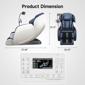 Sillas de Masaje Totalmente Automáticas Recién Mejoradas, Modelo SL Rail Inteligente para Uso Doméstico, Masaje Corporal Completo, Cápsula Espacial, Gravedad Cero - Product Image 2