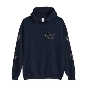Unisex Solid Fleece Hoodie OEM ODM Service High Quality 100% Cotton Pullover with Custom Embroidered Logo for Winter - Product Image 1