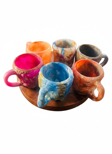 Taza de Té de Resina Ecológica de Alta Calidad con Asa, Diseño Minimalista para el Hogar, Restaurante, Fiesta y Oficina - Product Image 6