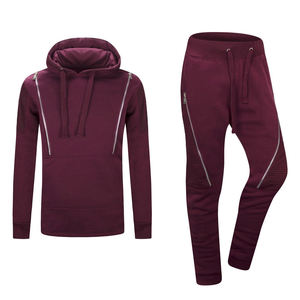 ชุดเซ็ตเสื้อผ้าลำลองผู้ชายสไตล์สตรีทแวร์พิมพ์ลายตามสั่งสำหรับฤดูหนาว  ไซส์ใหญ่ ผ้าฝ้าย 100% น้ำหนักเบา - Product Image 5