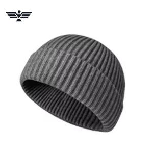 Winter Knitted Beanie <b>Hat</b> Warm Ribbed <b>Wool</b> Blend Plain Long for <b>Men</b> & Women Custom Color Street Wear Beanie - Product Image 4