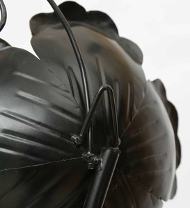 Art mural 3D en métal avec fleurs Grand art naturel Sculpture murale décorative en métal Cadeaux de luxe pour la décoration du salon - Product Image 5