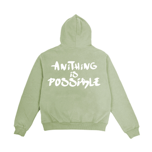 Top Quality Street Wear Unisex Oversize Hoodies Long Sleeve Winter Fleece Hoodie For Adult With <b>Screen</b> Printed Logo Design - Product Image 2