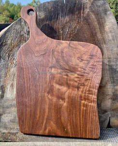 Planche à découper en noyer noir faite à la main, planche à charcuterie, écologique, légère, design carré, épaisseur 20 mm, ustensiles de cuisine - Product Image 6