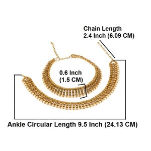 インドのメーカージュエリー卸売伝統的なクリスタルアンクレット金メッキブライダルウェディングジュエリーセット女性用