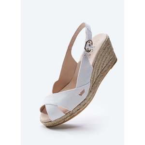 Sandali con zeppa in tela in edizione limitata Llansa - Product Image 6
