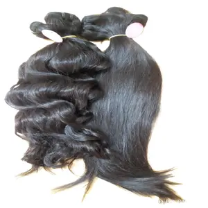 וייטנאמי שיער חבילות צד אחד מלמעלה למטה שיער טבעי loc תוספות גבוהה נוחות בלתי נראה אפקט featherness exte