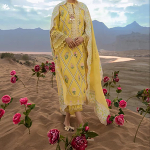 ชุดสلوار คามีซ ผ้าชีฟองสุดหรูสำหรับผู้หญิง ออกแบบได้ตามต้องการ ชุดเดรสออกงานสำหรับผู้หญิง ผลิตและจัดจำหน่ายโดยผู้เชี่ยวชาญ - Product Image 1