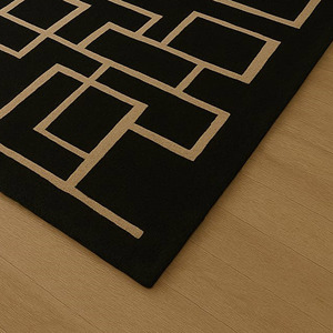Tapis contemporain en laine fait main tufté à la main tapis de luxe moderne personnalisé pique-nique à la maison antidérapant pile haute pour animaux de compagnie - Product Image 3