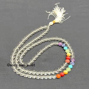 Top vente sept Chakra Jap Mala chantant perles pierres précieuses à la main 6mm tibétain bouddhiste Mala universel exportations Alakik - Product Image 5