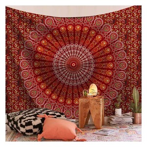 Tapisserie Mandala impression numérique, petite quantité, impression personnalisée, bohème, grande tapisserie - Product Image 5