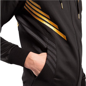 Sudadera con capucha para hombre, 100% algodón, corte regular, cremallera completa, para gimnasio, con logo personalizado, OEM, estilo urbano, fitness, al por mayor - Product Image 3