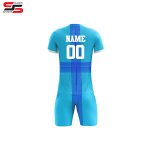 Personalizado 2025 sublimación fútbol Jersey poliéster tela entrenamiento fútbol uniforme al por mayor barato ratw with you club logo - Product Image 4