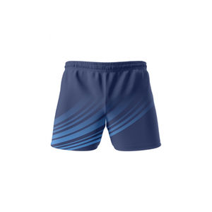 Pantalones cortos de rugby transpirables de poliéster 100% personalizados de fábrica patrón de ropa deportiva con Bolsillos y logotipo bordado Unisex - Product Image 4