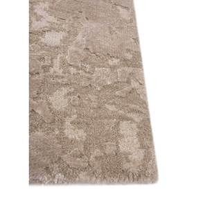 Alfombra Kavi Ivory de Lana y Seda de Bambú Anudada a Mano, Modelo Esk-430 Abstracto para Decoración de Sala de Estar, Pasillo y Hogar - Product Image 4