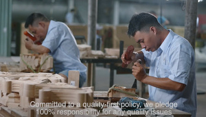 Gỗ Rắn Acanthus Vốn Bốn Mặt Cột Đầy Đủ/Nửa Bán Buôn Đồ Trang Trí Gỗ Thủ Công Mỹ Nghệ Và Tường Dấu Hiệu Hộp Gỗ - Product Image 3